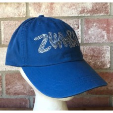 NWT Zumba Rhinestone Bling Baseball Style Hat  Royal Blue  eb-12850136